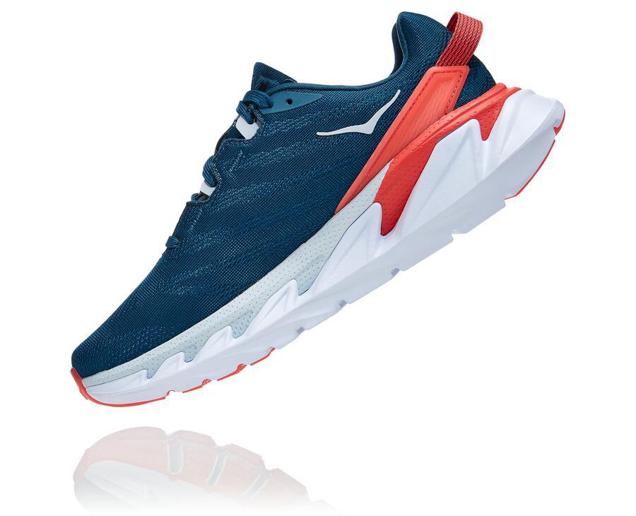 Hoka One One Koşu Ayakkabısı Kadın Lacivert/Beyaz - Elevon 2 - NU6890274